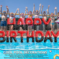 Shappy Happy Birthday Pool Floats Balloon – Fun for Kids & Family - Red, Blue and Black / 20'' / Spider - image 4