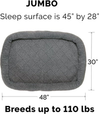 FurHaven Dog Bed for Extra Small Dogs & Cats - Jumbo / Gray - image 2