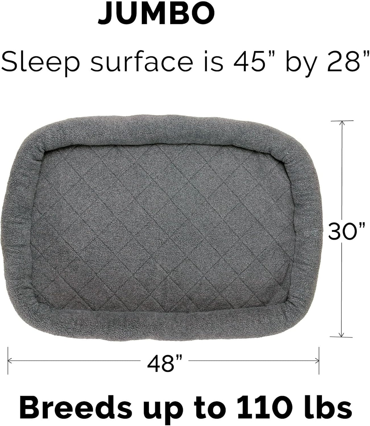 FurHaven Dog Bed for Extra Small Dogs & Cats - Jumbo / Gray - image 2