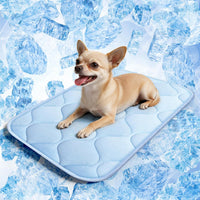Dog Cooling Mat for Large Dogs - Ice Blue Wave Stitching / Small - image 2