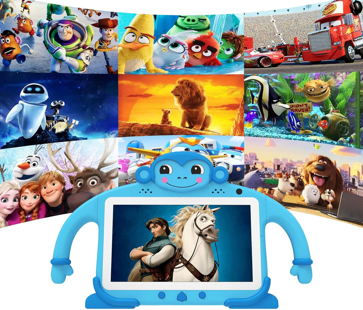 Tbltaca Kids Tablet 7" Tablet for Kids 32GB Toddler Tablet with Wi-Fi - Blue - image 3