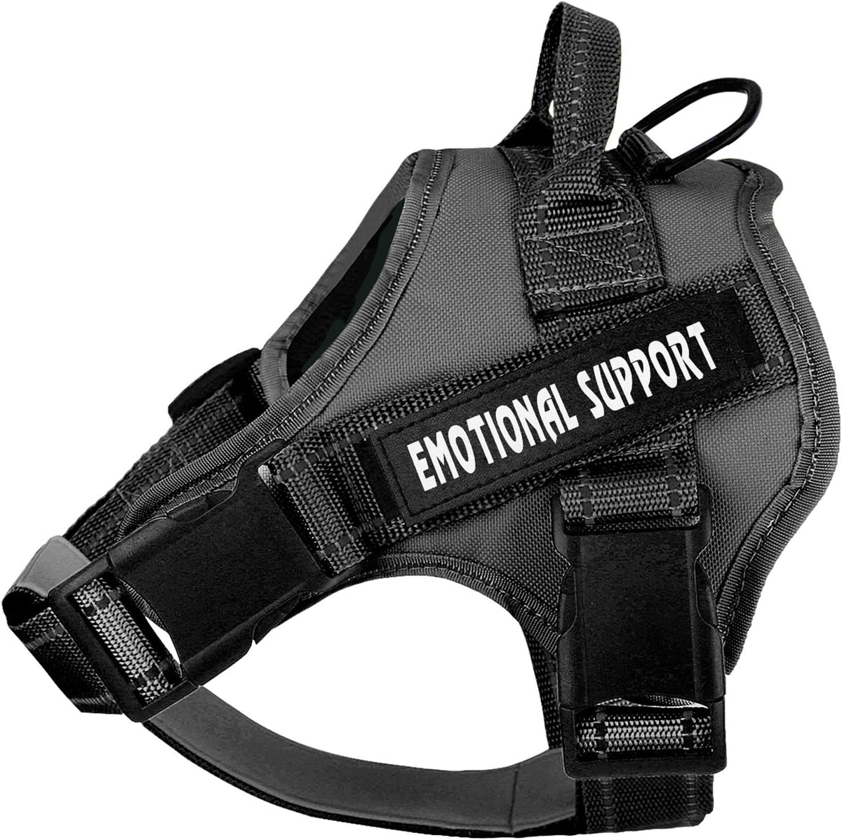 voopet Service Dog Harness, Emotional Support Pet Vest Harness - XX-Large (Pack of 1) / Black