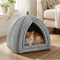 Amazon Basics Cat Bed Cave - Lightgrey / L-17.5"×17.5"×17.5" - image 4