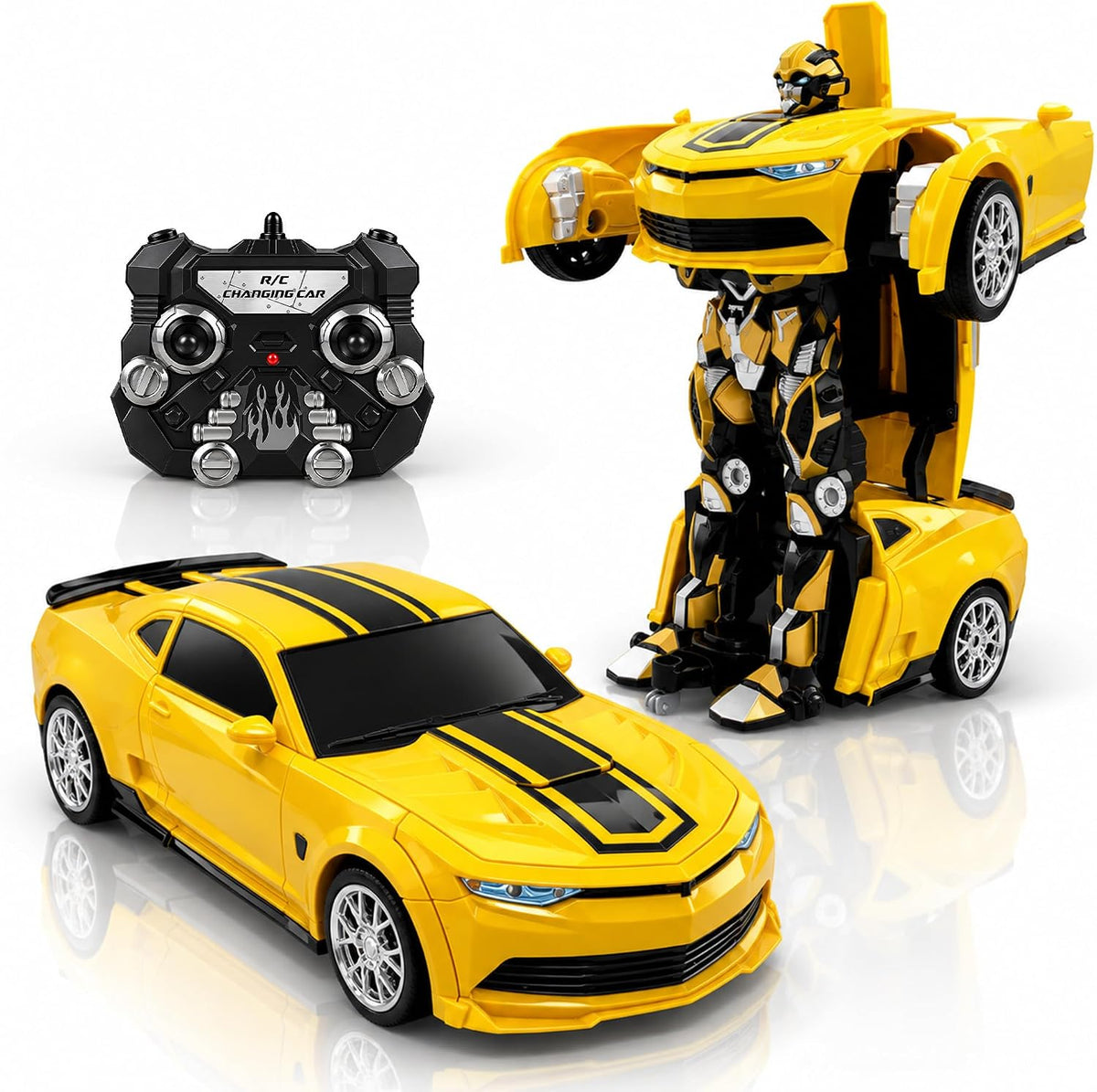 Kids Transforming Robot RC Sport Car Toys Boys 8-13 Remote Control