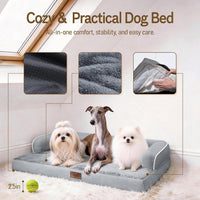 Comfort Expression Orthopedic XL Dog Bed for Large and Extra Large - Grey / 36"L x 27"W x 7.5"Th - image 4