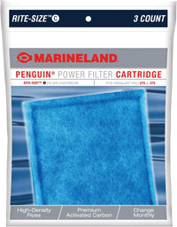 Marineland Bio-Wheel Penguin Rite-Size C Aquarium Filter Cartridge - 3-Count / Size C