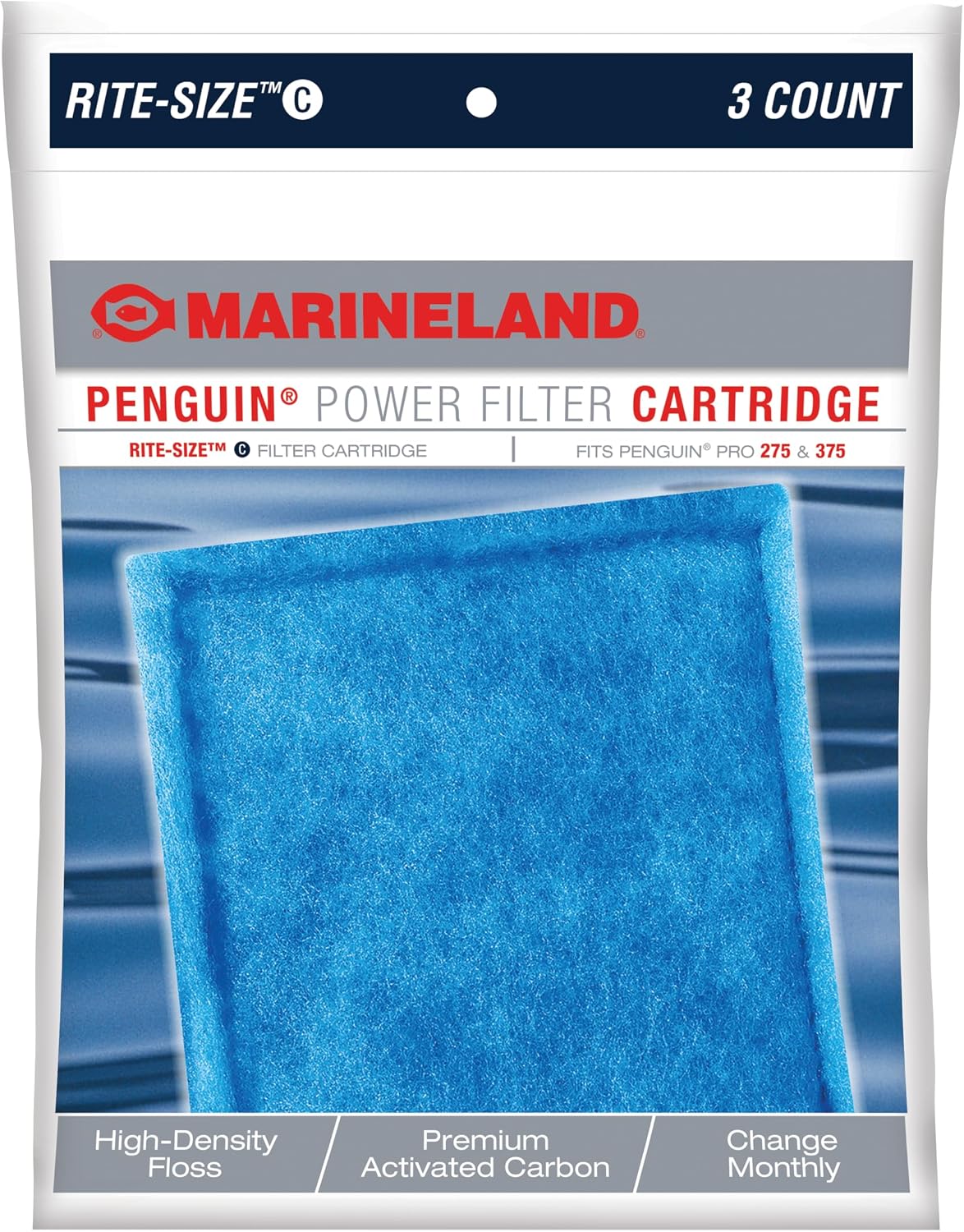 Marineland Bio-Wheel Penguin Rite-Size C Aquarium Filter Cartridge - 3-Count / Size C