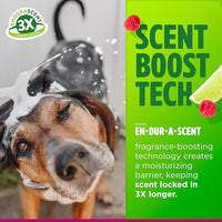 TropiClean Dog Perfume, Long Lasting Raspberry Lime Cologne, Deodorizing Spray for Smelly Dogs, After Bath Detangling Spray, Safe for Cats, 8oz.