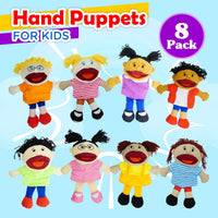 4E's Novelty Multicultural Hand Puppets for Kids - image 2