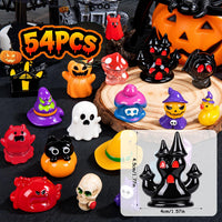 44Pcs Halloween Mini Ghost Figurines 44 Styles Luminous Resin - 54pcs-halloween Figures - image 3