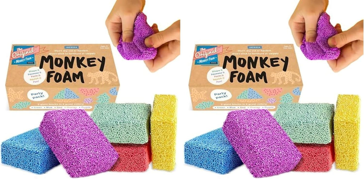 Impresa Monkey Foam Beads Slime - Large (Pack of 2)