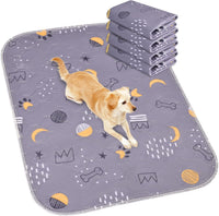 UPSKY Washable Pee Pads for Dogs 2 Pack 34" x 36", Waterproof - A-grey / 18x24 Inch (Pack of 4)