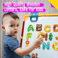 Large Size Magnetic Letters - 26 Magnetic Wooden Letters - image 4