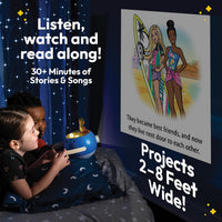 Kids Pink Book Projector, 5 Read Aloud Fairytale Stories - Barbie, Owl & Projector - image 2