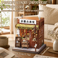 Cutefun Book Nook Kit - DIY Miniature Dollhouse Kit for Adults and Teens – Fun for Kids & Family - Antique Bookery of Kyoto - image 2