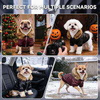 LESYPET Dog Leather Jacket for Small Dogs - X-Large / Black - image 3