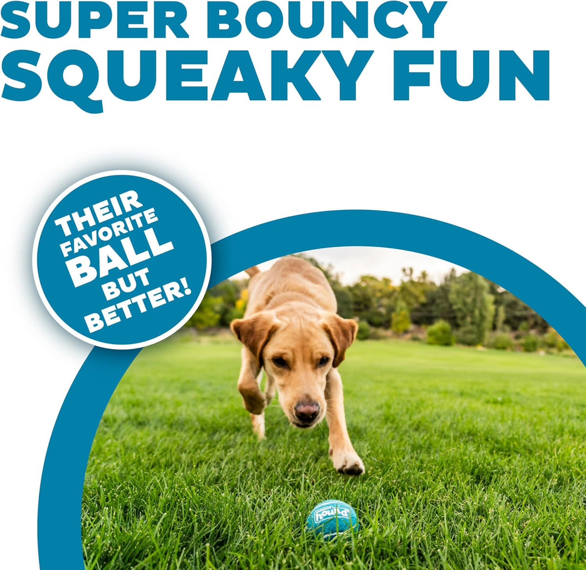 Outward Hound Squeaker Ballz Tennis Ball Dog Toy, 2.5", 4‑Pack - Multi Squeaker Balls / Medium / 6-Pack - image 3