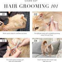 Tweezerman Pet Grooming Scissors-Rounded Tip Trimming Scissor - Scissors - image 4