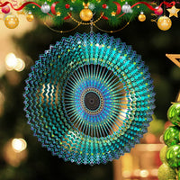 FONMY Wind Spinner Mandala Starry Sky 12 inch 3D Stainless Steel - 12inch / Mdl10 - image 2