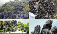 Voulosimi Natural Slate Rocks PH Neutral Stone Perfect Rocks - Seiryu Stone / 18 LB - image 2