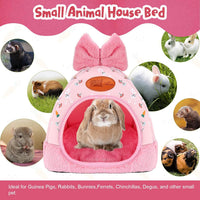 YUEPET Bunny Hideout House, Rabbit Bed - Carrot - image 3