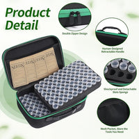 Seed Storage Box, Portable Seed Saving Box, Sturdy Seed Organizer Kit Seed Envelopes Funnel Label, Seed Container for Flower Plants Vegetable Seed, L-120 Slots