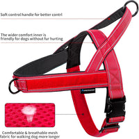 Annchwool No Pull Dog Harness with Soft Padded Handle - M / Red - image 4