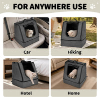apollo walker Portable Cat Litter Box With Waterproof bag and Lid - Gray / Medium - image 4