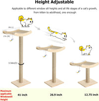 Cat Scratching Post with Large Window Perch - Large - image 3