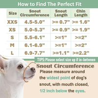 Dog Muzzle, Soft Mesh Muzzles for Small Dogs - Cherry Red / XXS-Snout (4.5"- 5.0") - image 4