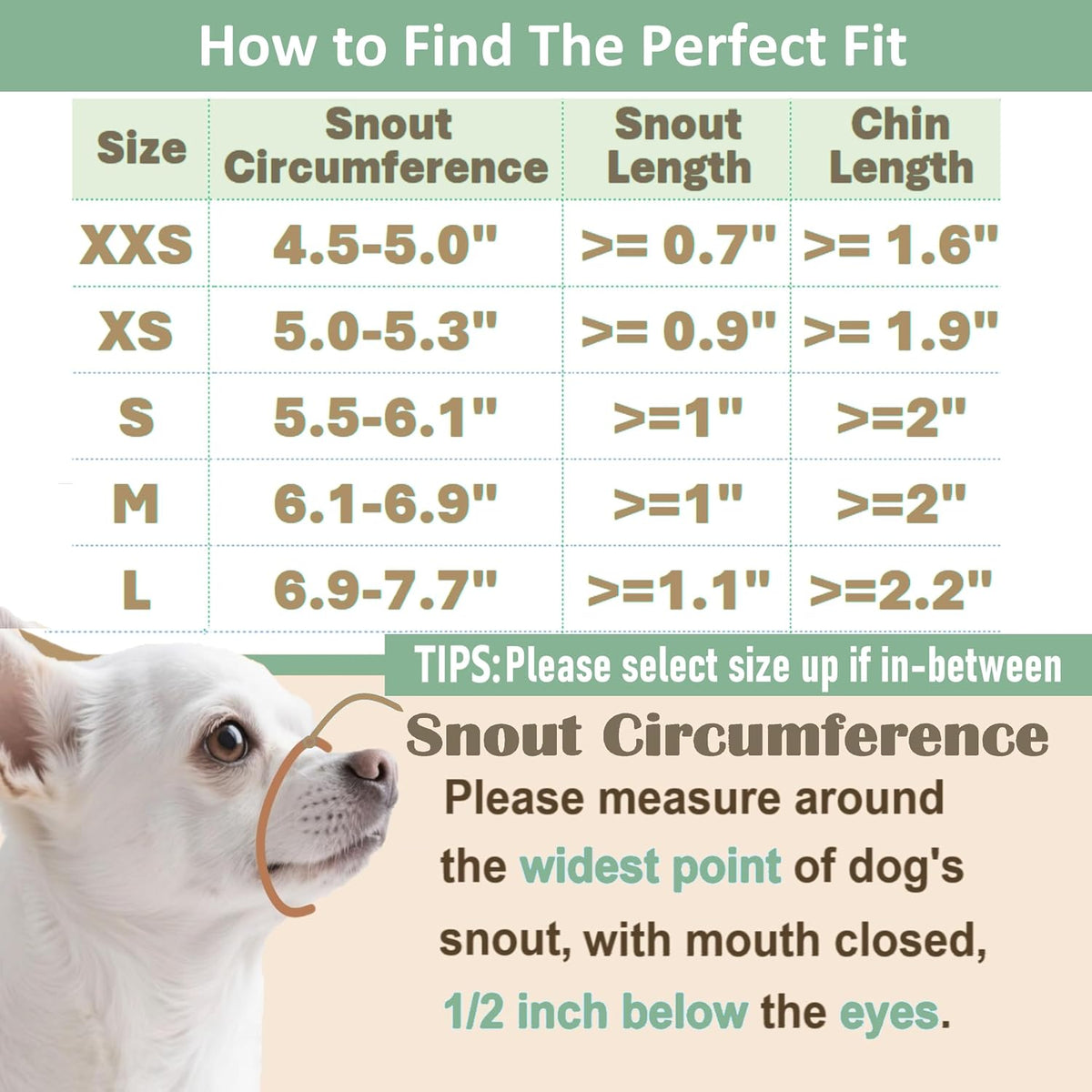 Dog Muzzle, Soft Mesh Muzzles for Small Dogs - Cherry Red / XXS-Snout (4.5"- 5.0") - image 4