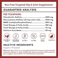 Wholistic Pet Organics Joint Supplement for Dogs - 4 Oz - Daily Dog Hip and Joint Supplement with Glucosamine Chondroitin & MSM to Support Mobility - All Breeds & Ages - Organic Glucosamine for Dogs