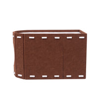 X-shaped Cat Bed - Dark Brown And Light Brown Colors