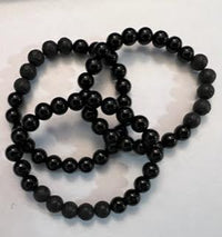 Bracelets w/ Lava Beads & Gemstones - 8MM