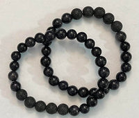 Bracelets w/ Lava Beads & Gemstones - 8MM