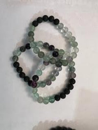 Bracelets w/ Lava Beads & Gemstones - 8MM