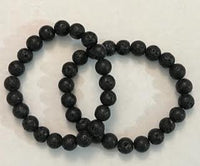 Bracelets w/ Lava Beads & Gemstones - 8MM