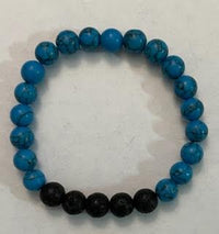 Bracelets w/ Lava Beads & Gemstones - 8MM