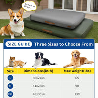 Medium Dog Outdoor Removable And Washable Inflatable Waterproof And Non-slip Dog Bed Summer Pet Travel Mat