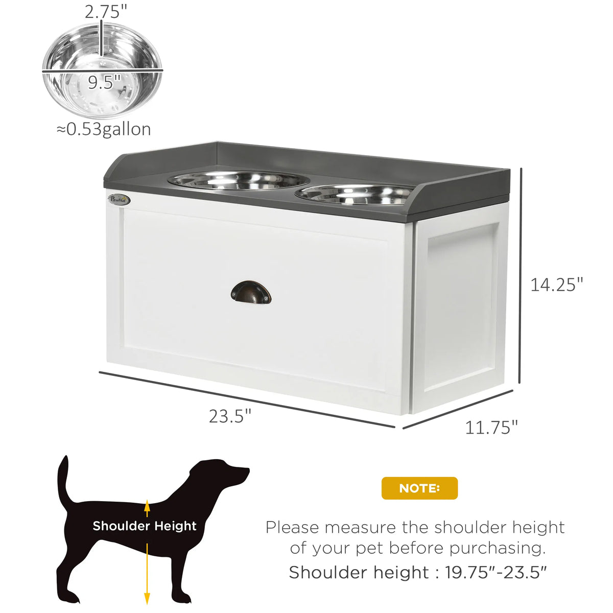 Elevated Dog Bowl(No shipments on weekends)
