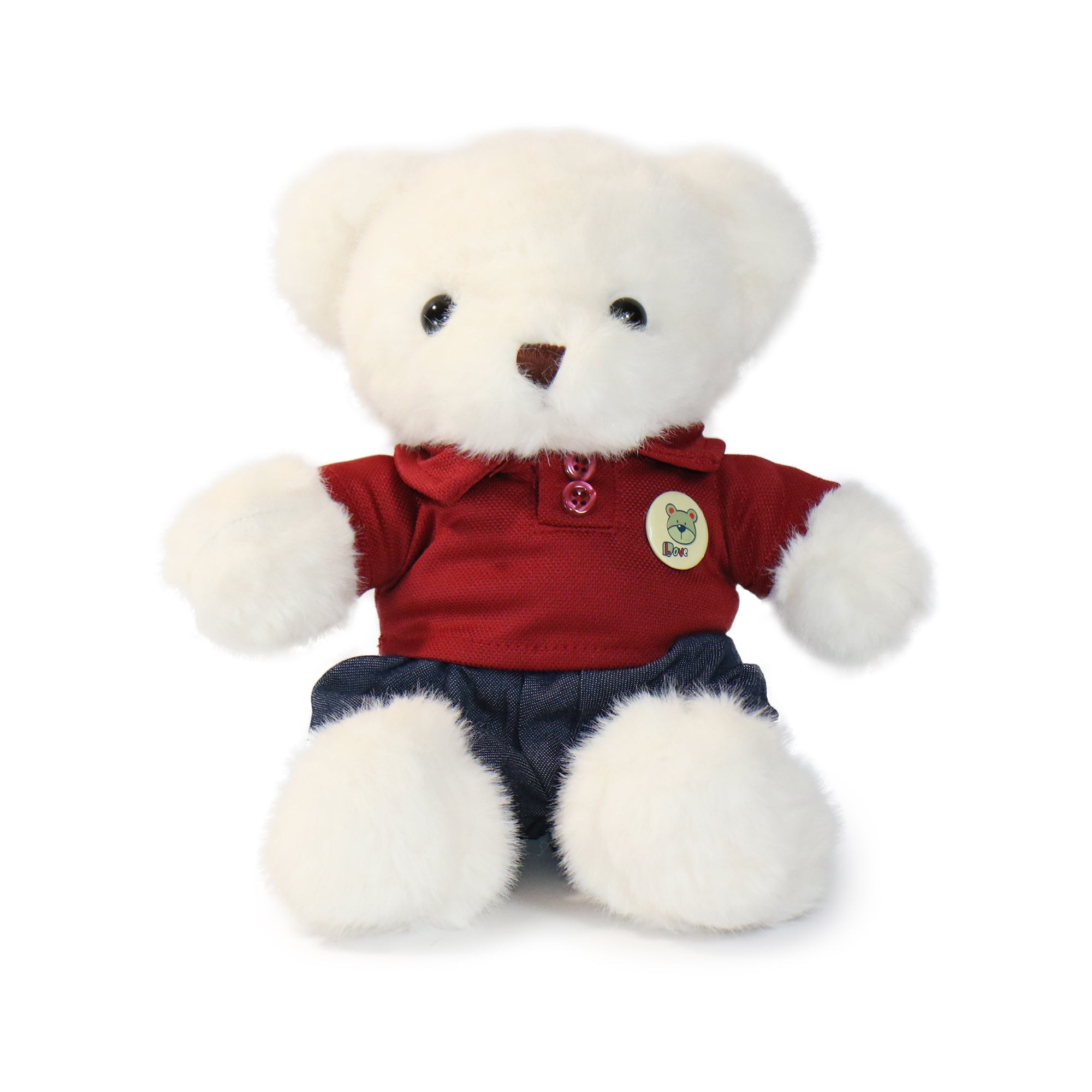 12-inch Day-Out Bear with Button Shirt
