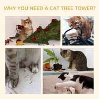 Floor to Ceiling Cat Tree, 94.5-102.5 inch Height Adjustable Cat Climbing Tower with Scratching Posts, Condos, Hammocks