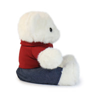 12-inch Fashionable Day-Out Bear with Buttoned Shirt