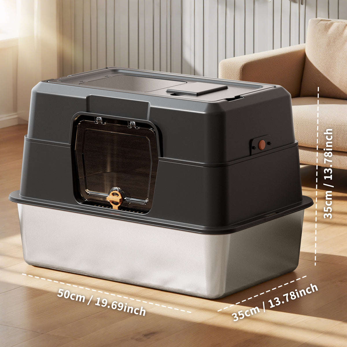 Only Self Pickup---New Model Stainless Steel Fully Enclosed 50x35x10