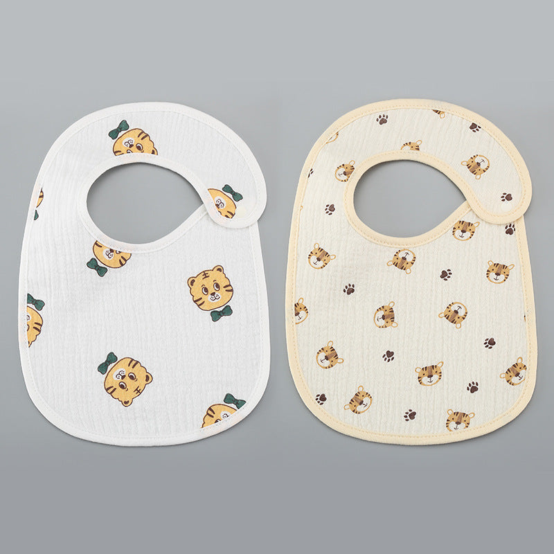 Thin Kids' Bib Pure Cotton Waterproof Gauze Saliva Towel