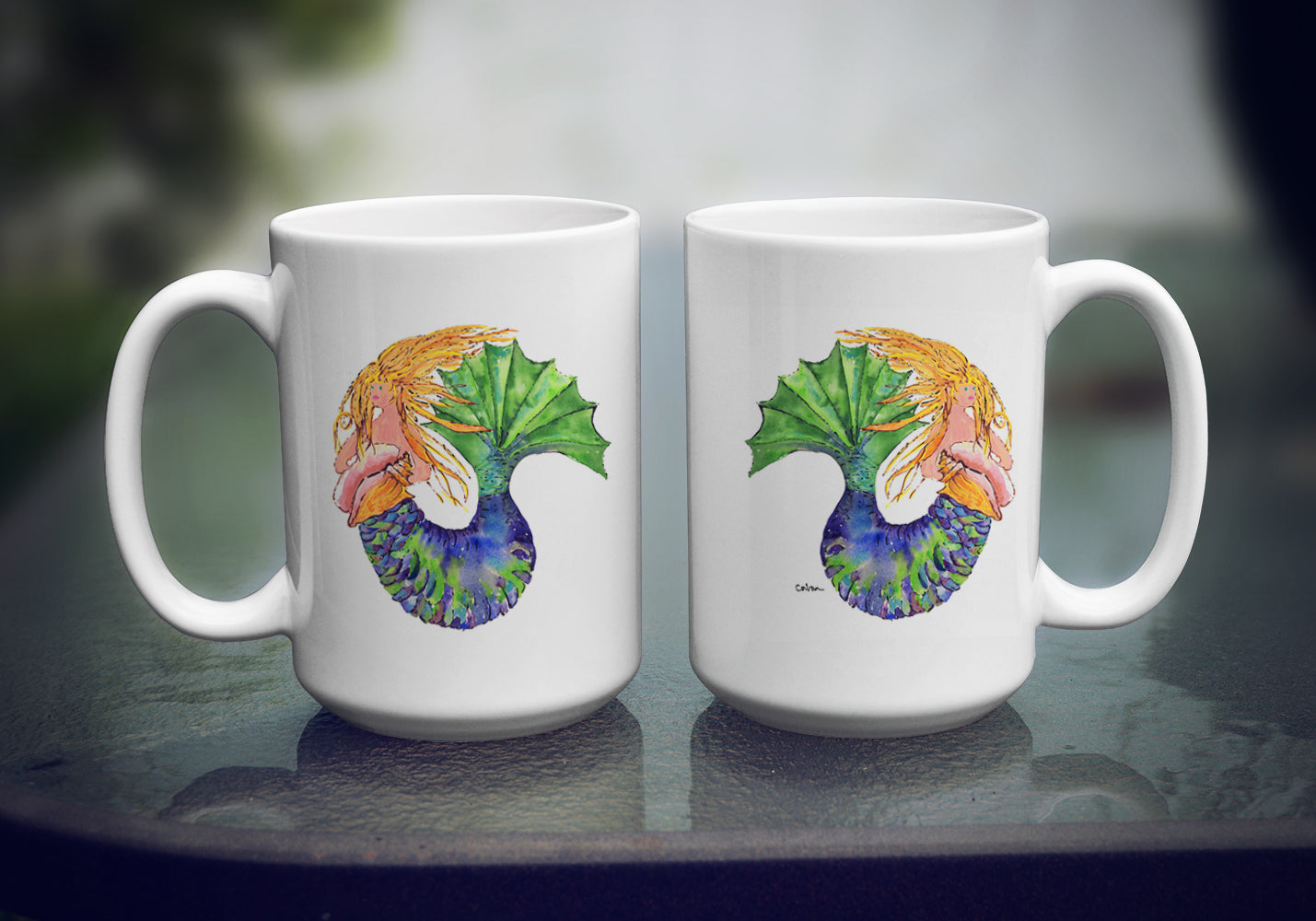 Blonde Mermaid Coffee Mug 15 oz 8336-2CM15