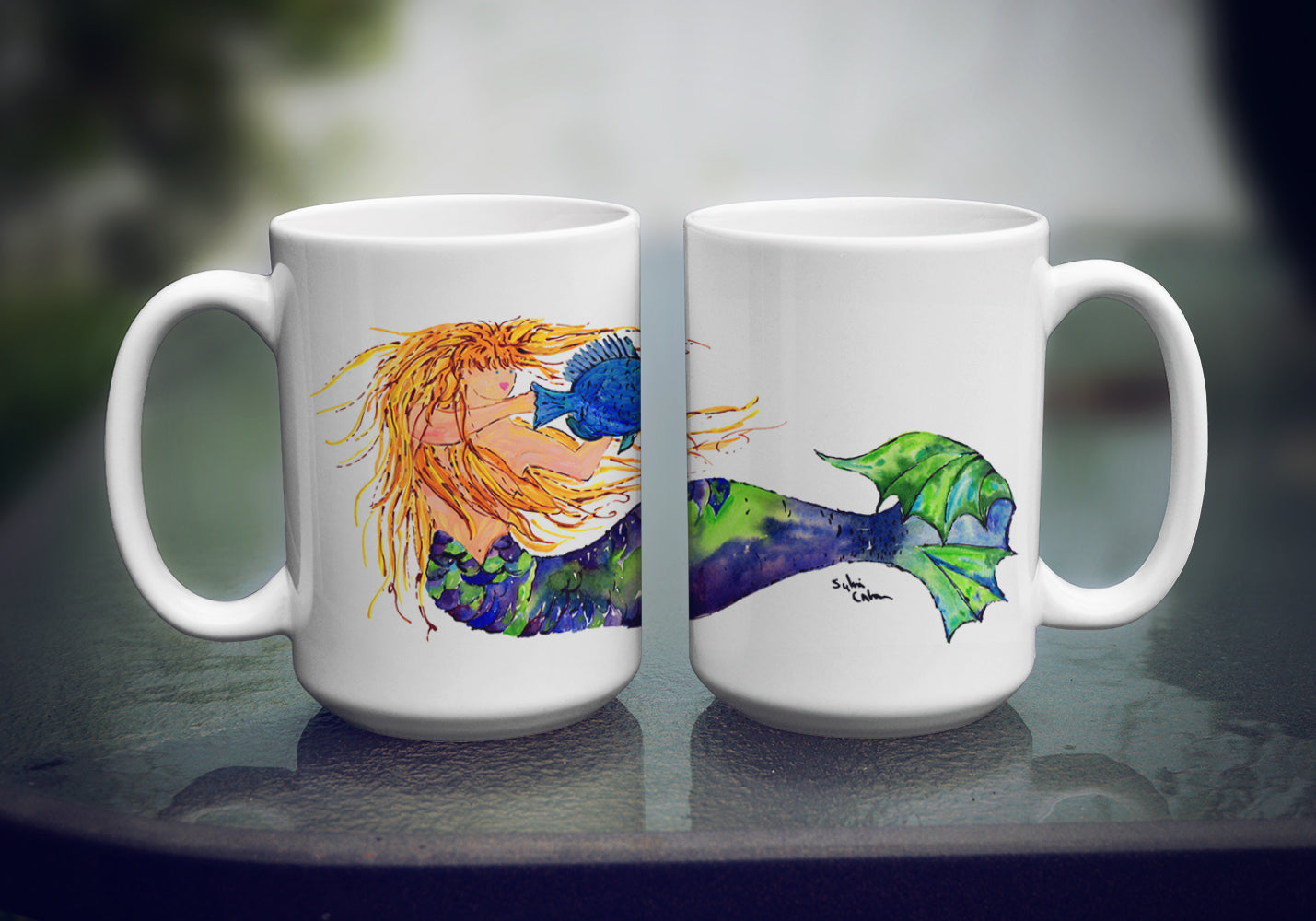 Blonde Mermaid Coffee Mug 15 oz 8336CM15