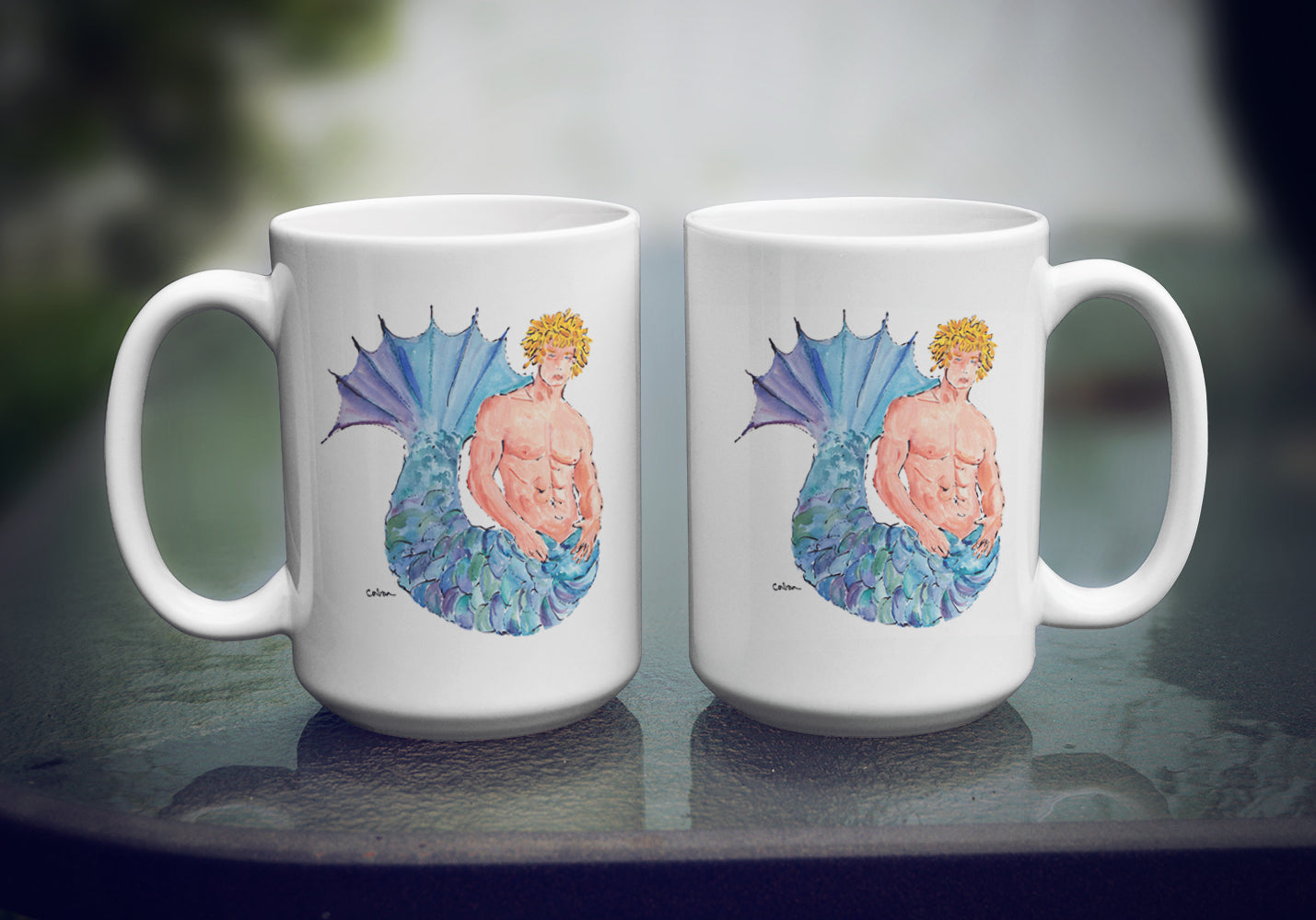 Blonde Merman Coffee Mug 15 oz 8347-2CM15