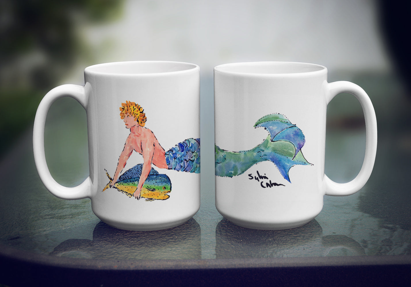 Blonde Merman Coffee Mug 15 oz 8347CM15