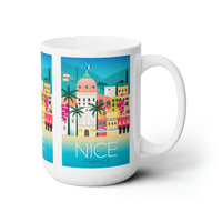 Nice, France Ceramic Mug 11oz or 15oz - BIG FRENCHIES